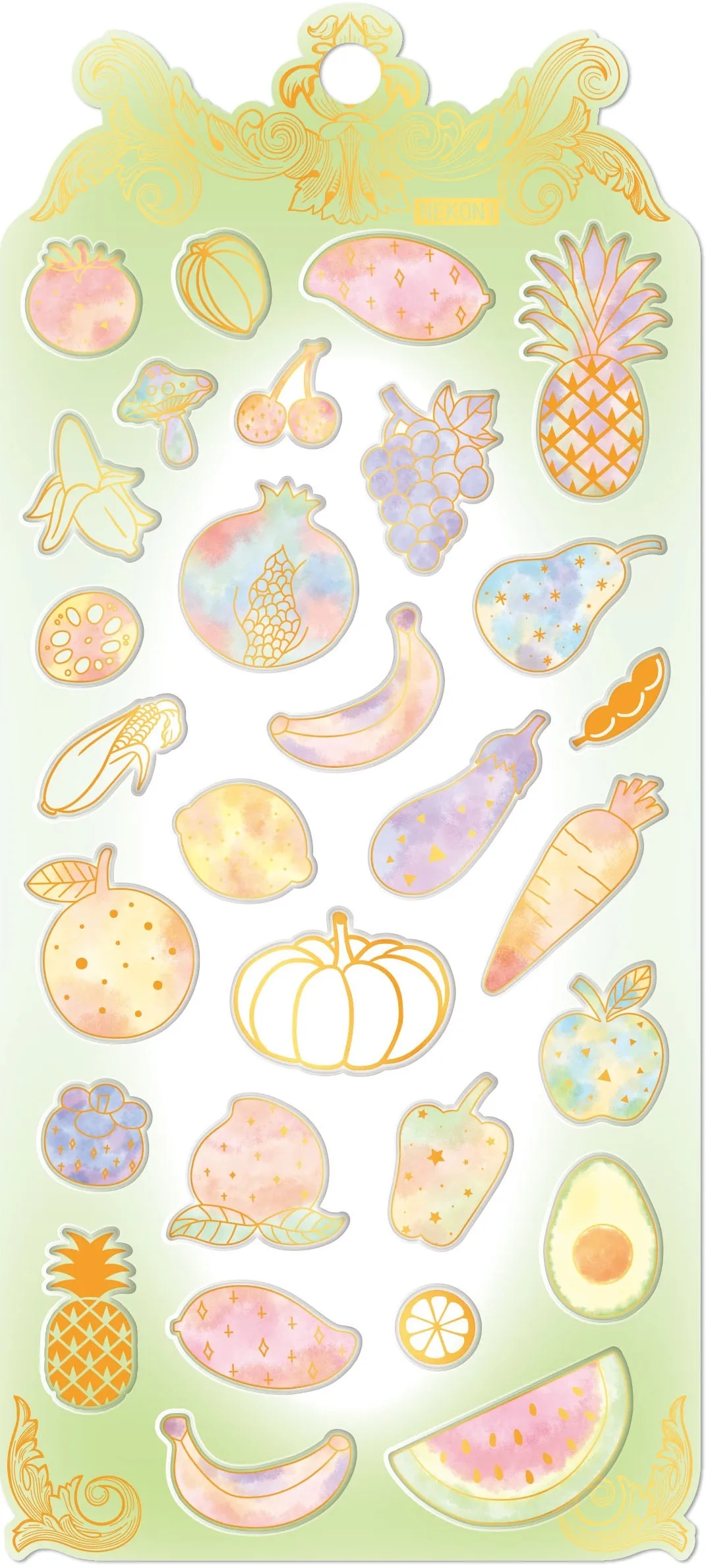 50669 FRUIT CRYSTAL GEL STICKER-10