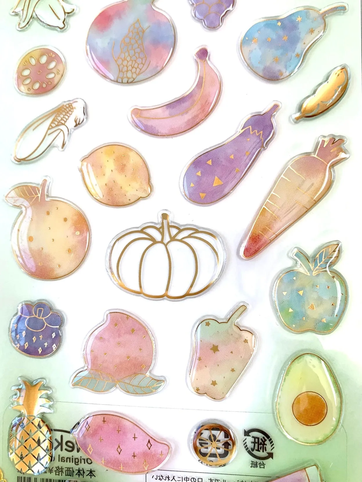 50669 FRUIT CRYSTAL GEL STICKER-10