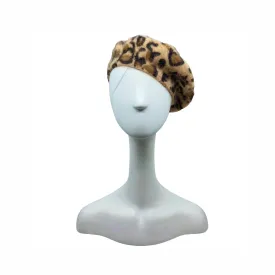Angora Leopard Beret