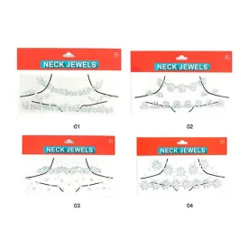 Assorted Neck Diamante Jewels Stickers