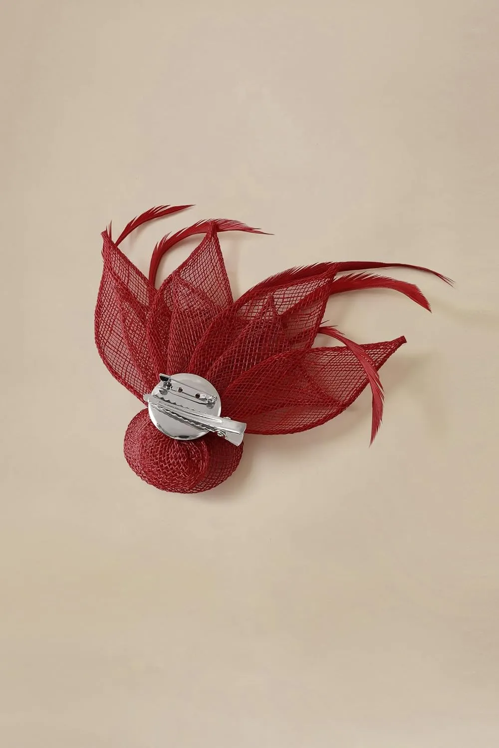 BABEYOND Fascinators Hats for Women - Tea Party Hat Kentucky Fascinator Derby Feather Flower Hair Clip Bridal Wedding