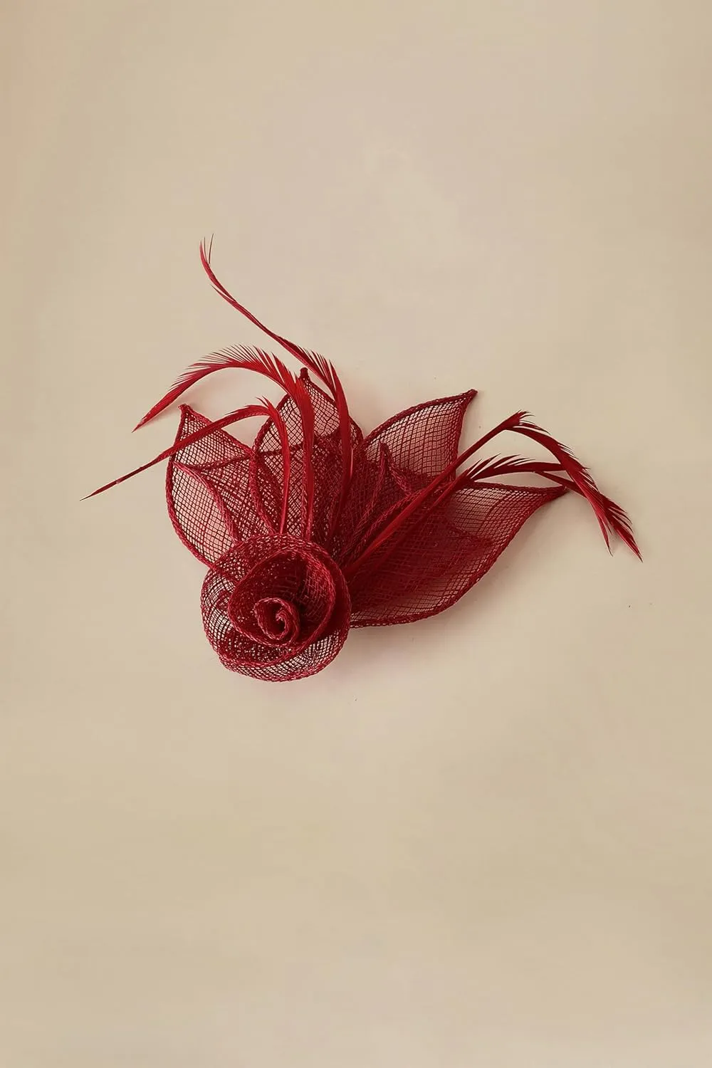 BABEYOND Fascinators Hats for Women - Tea Party Hat Kentucky Fascinator Derby Feather Flower Hair Clip Bridal Wedding