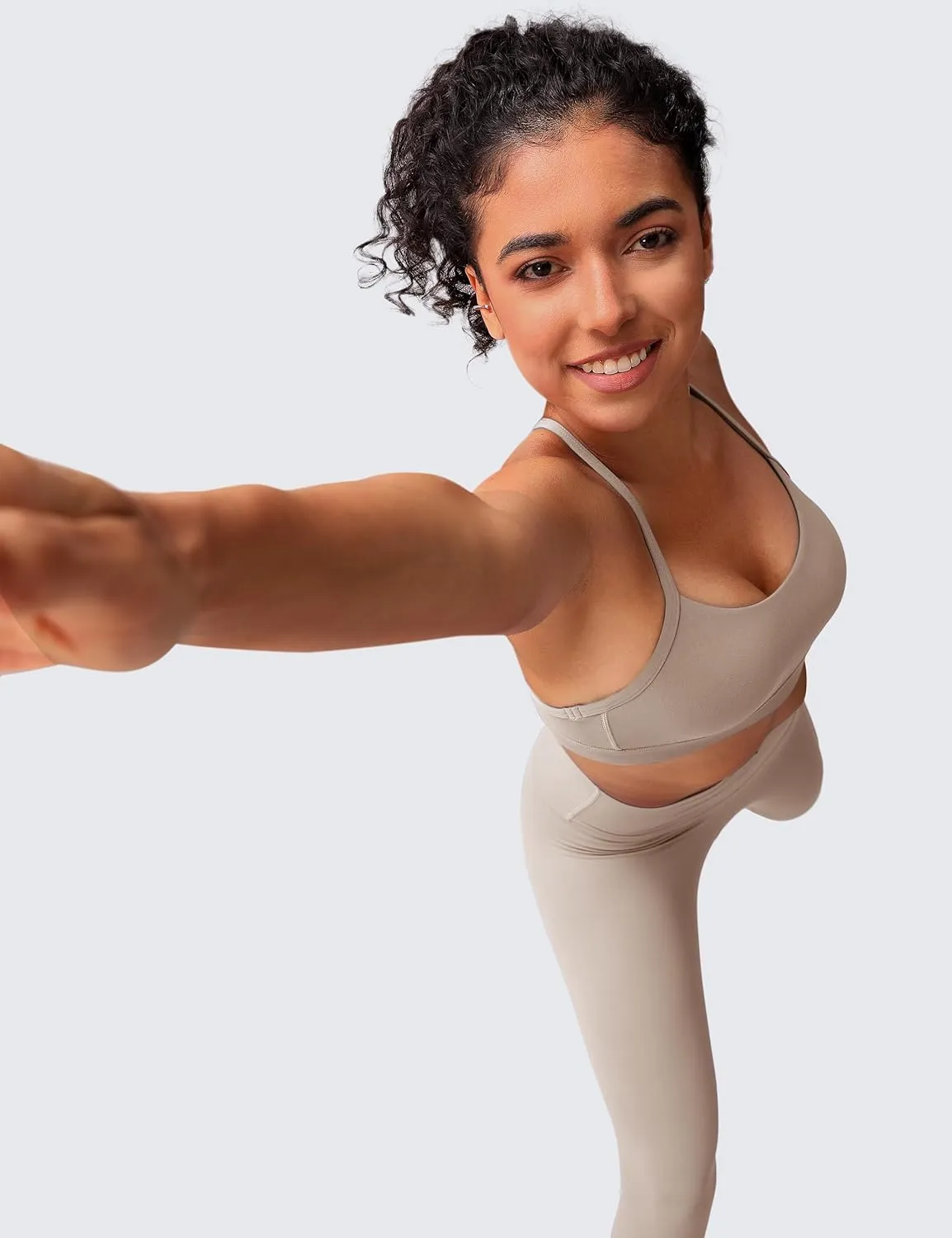 BAYDI Clouduxi Y Back Sports Bras for Women - Light Support Racerback Yoga Bra, A-C Cups