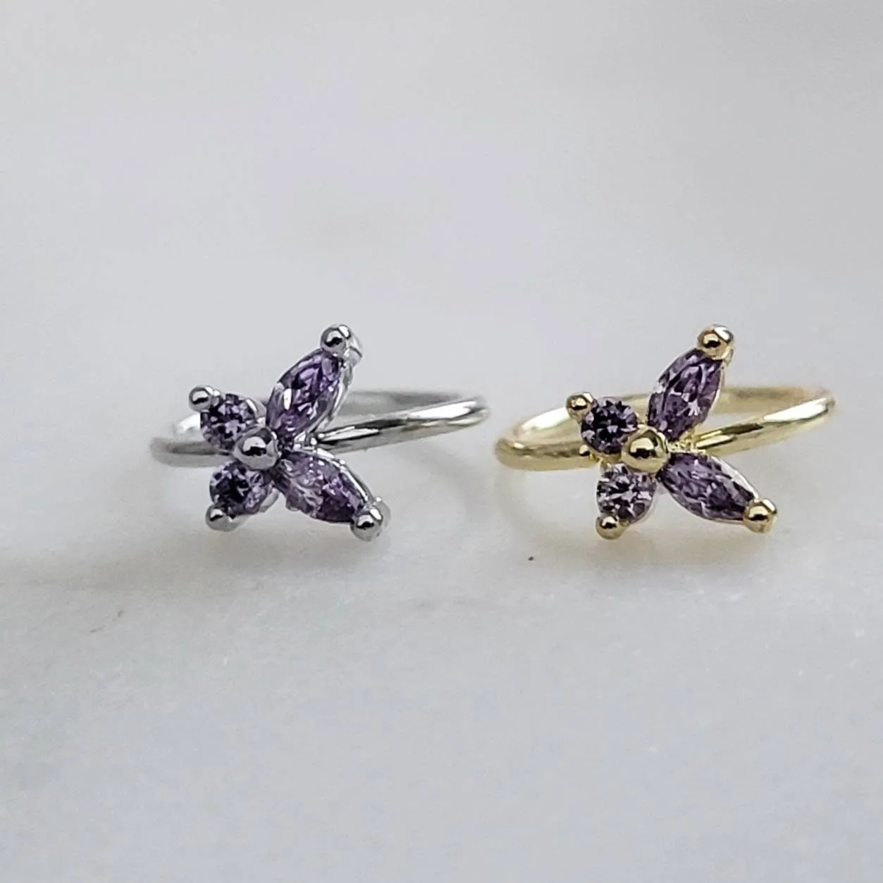 Butterfly Nose Hoop