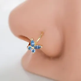 Butterfly Nose Hoop