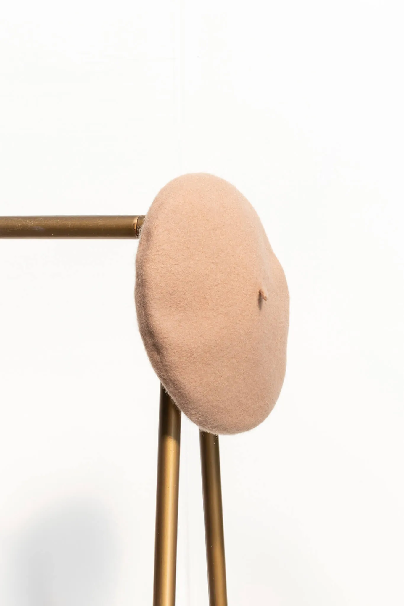 Classic Wool Beret - Camel