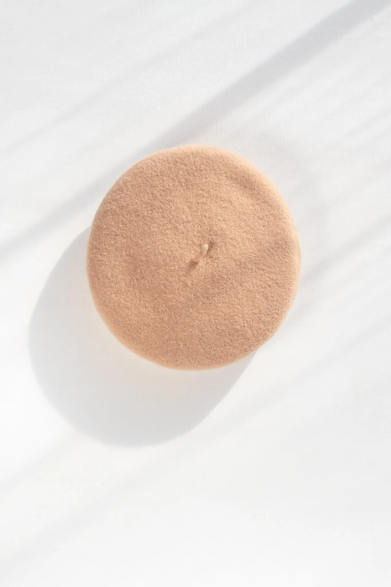Classic Wool Beret - Camel