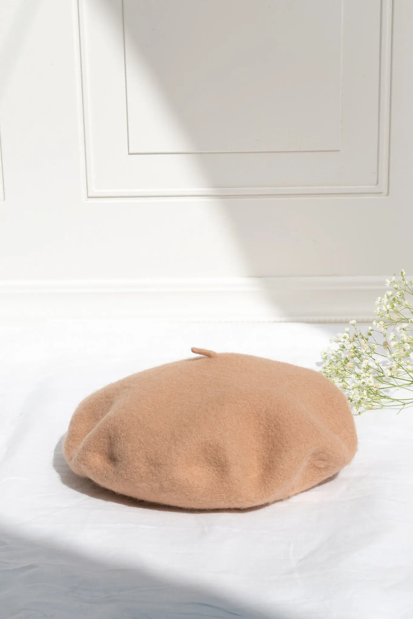 Classic Wool Beret - Camel