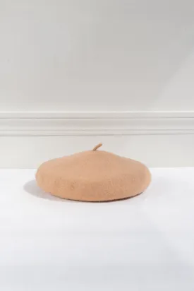 Classic Wool Beret - Camel