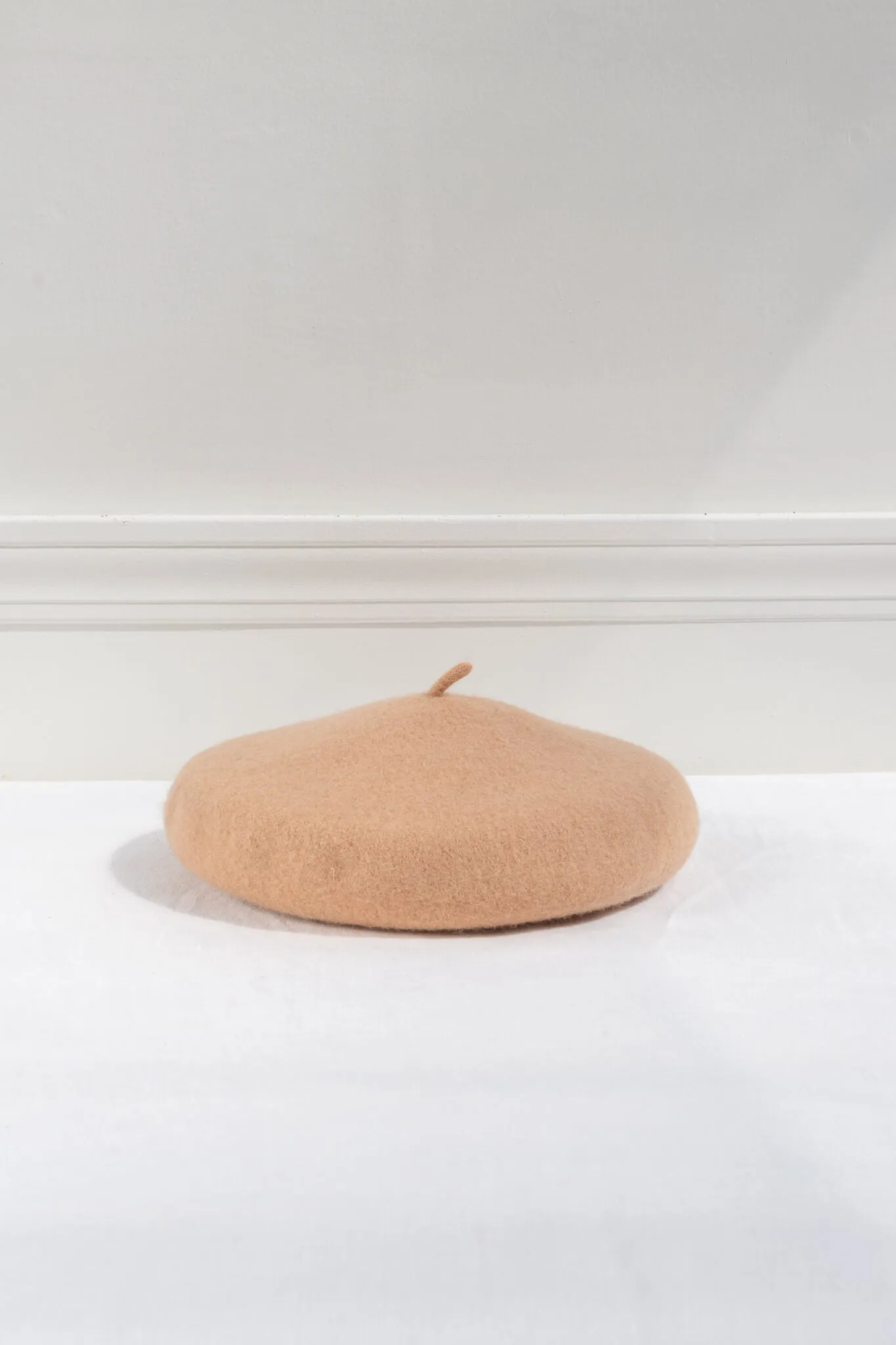 Classic Wool Beret - Camel