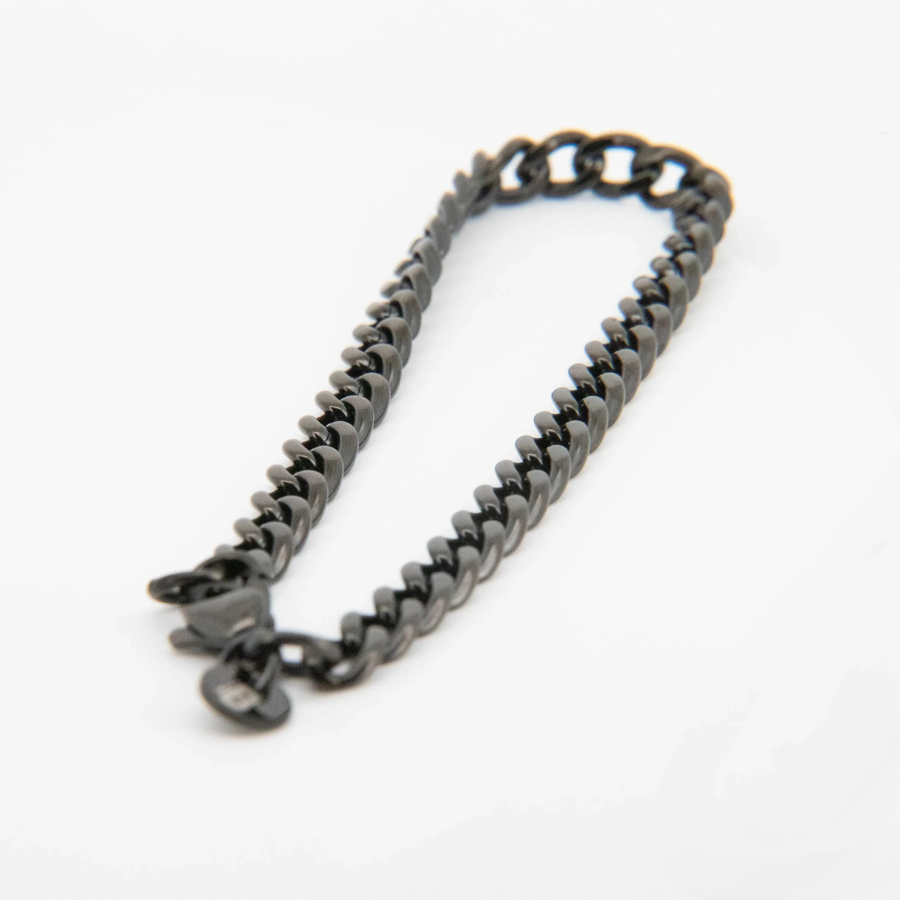 Constantino Black Cuban Chain Bracelet