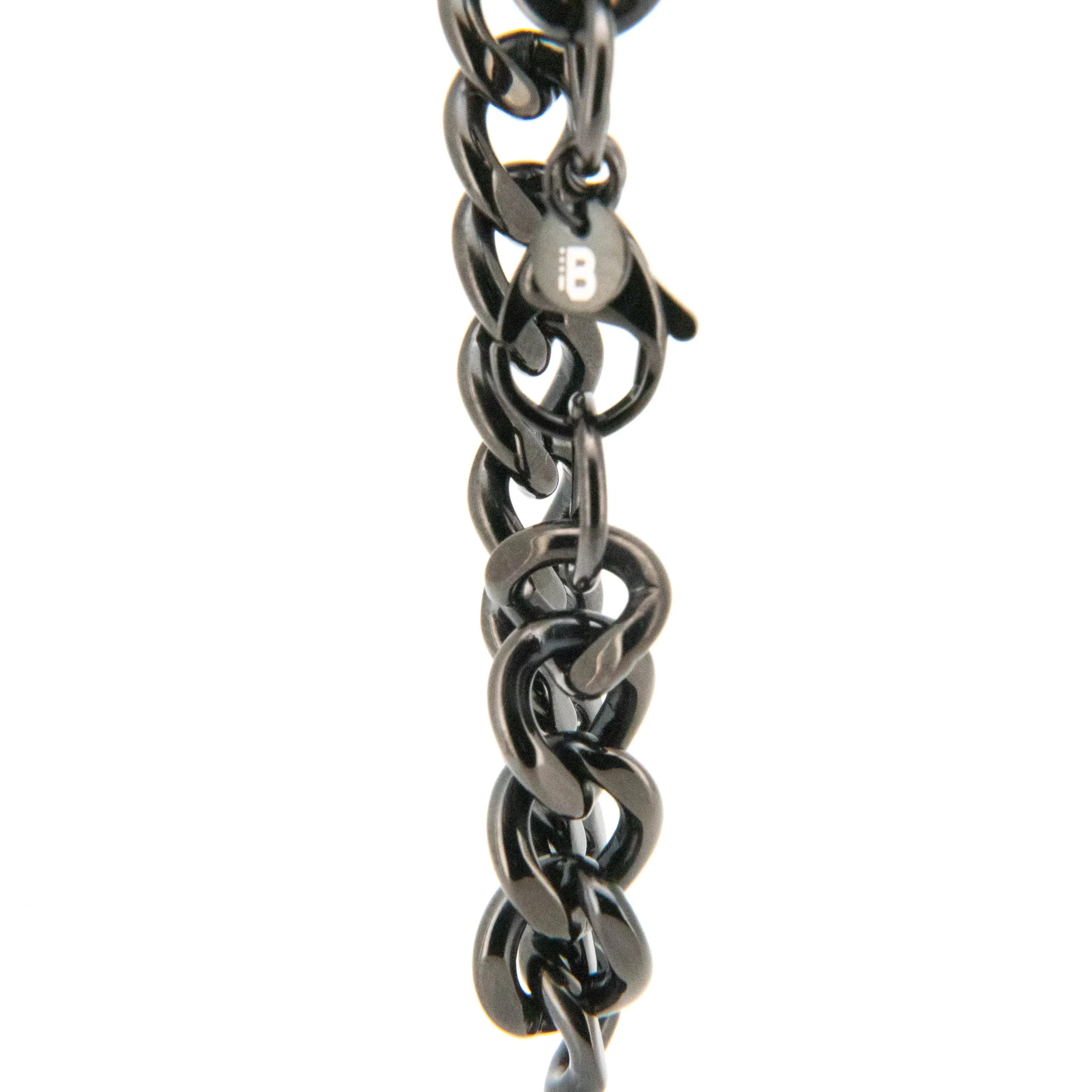 Constantino Black Cuban Chain Bracelet