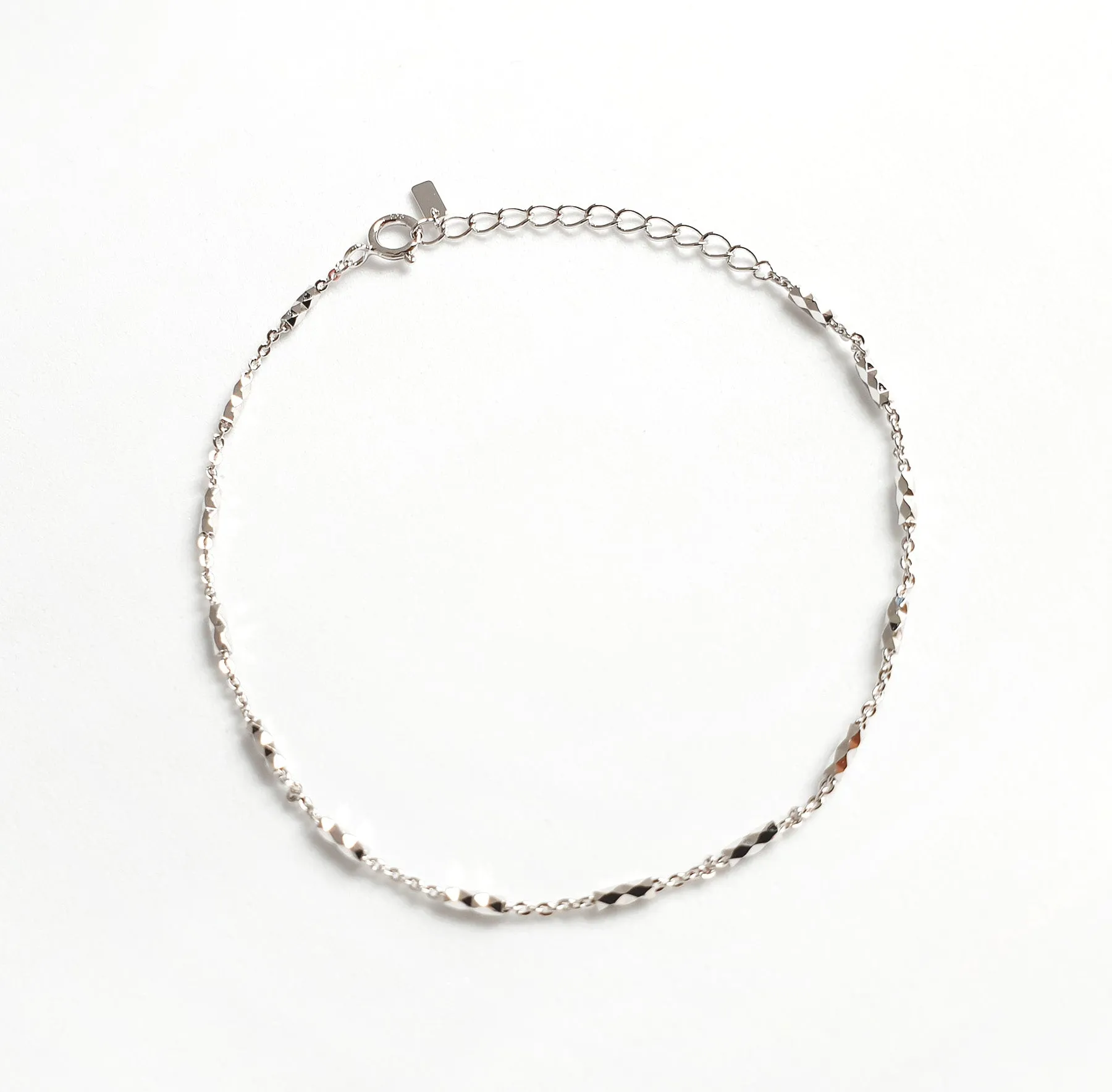Dia Cut Candy Bar Bracelet