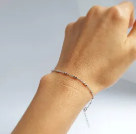 Dia Cut Candy Bar Bracelet