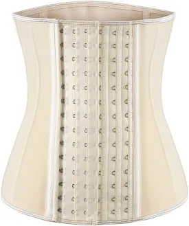 ECOWALSON Waist Trainer for Women Corset Cincher Body Shaper Girdle Trimmer with Steel Bones Extender