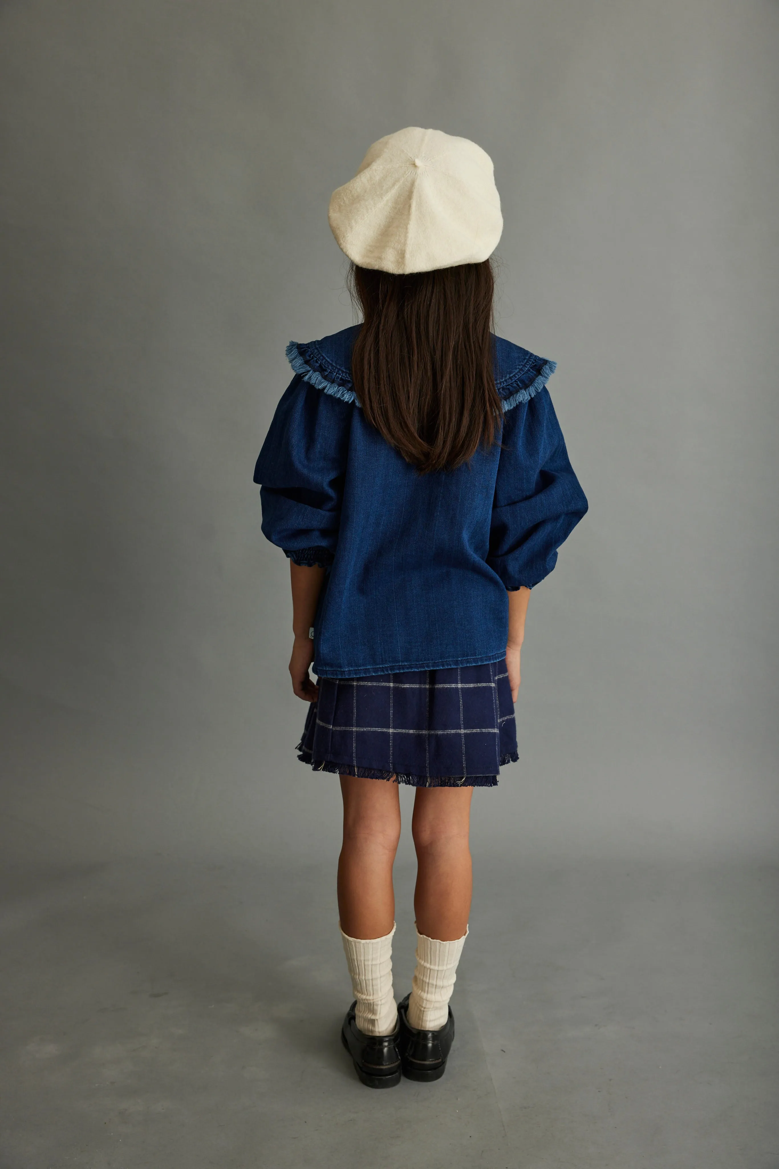 FLECKED TRICOT BERET