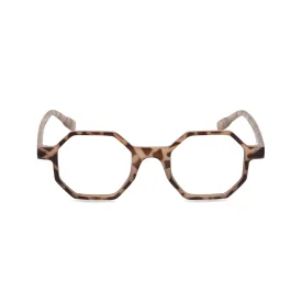Hexy Hexagonal Glasses - Tortoise