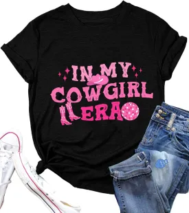 Howdy T-Shirt for Women Southern Western Cowgirl Country Music Rodeo Boots Concert Top