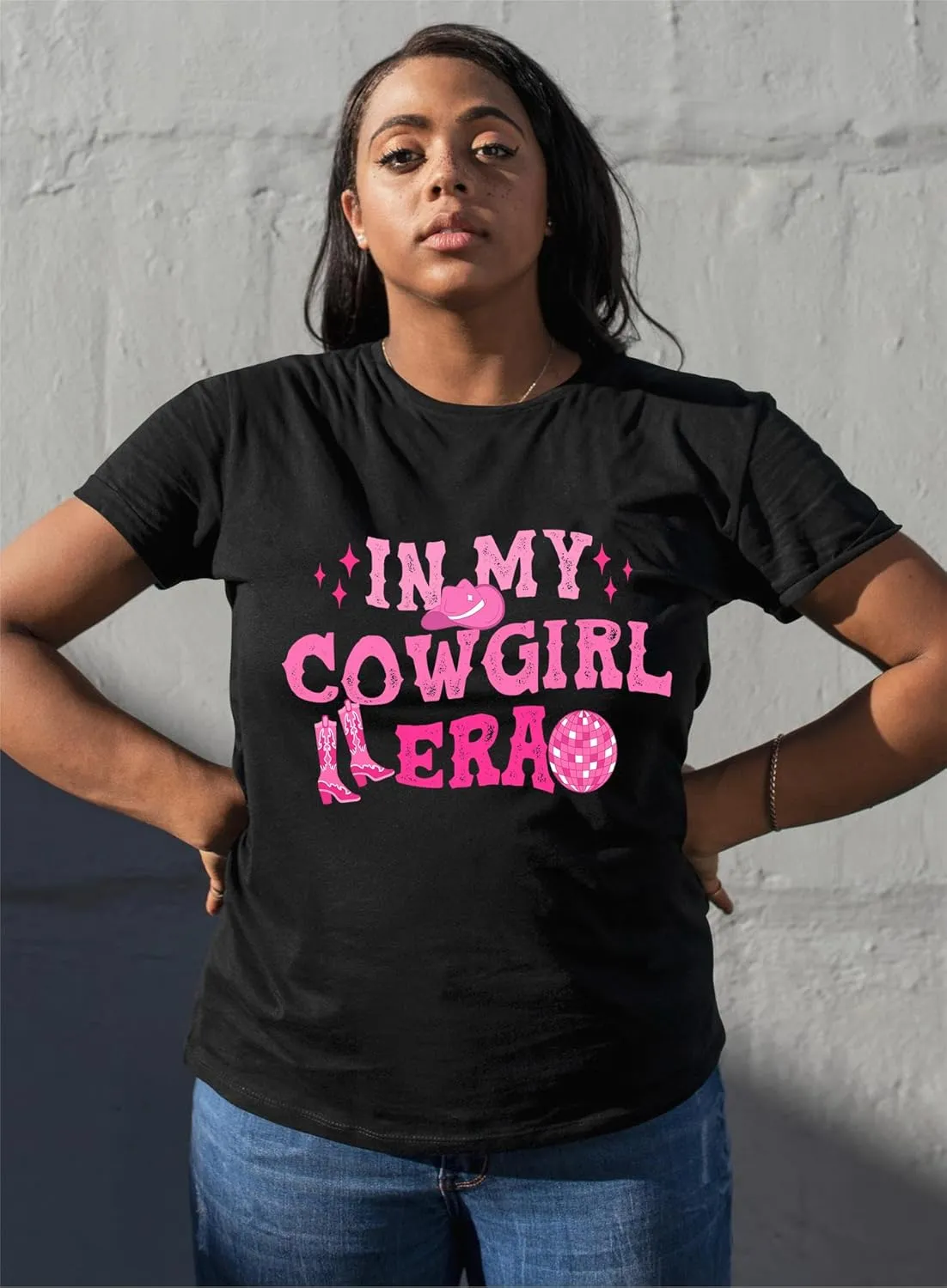 Howdy T-Shirt for Women Southern Western Cowgirl Country Music Rodeo Boots Concert Top