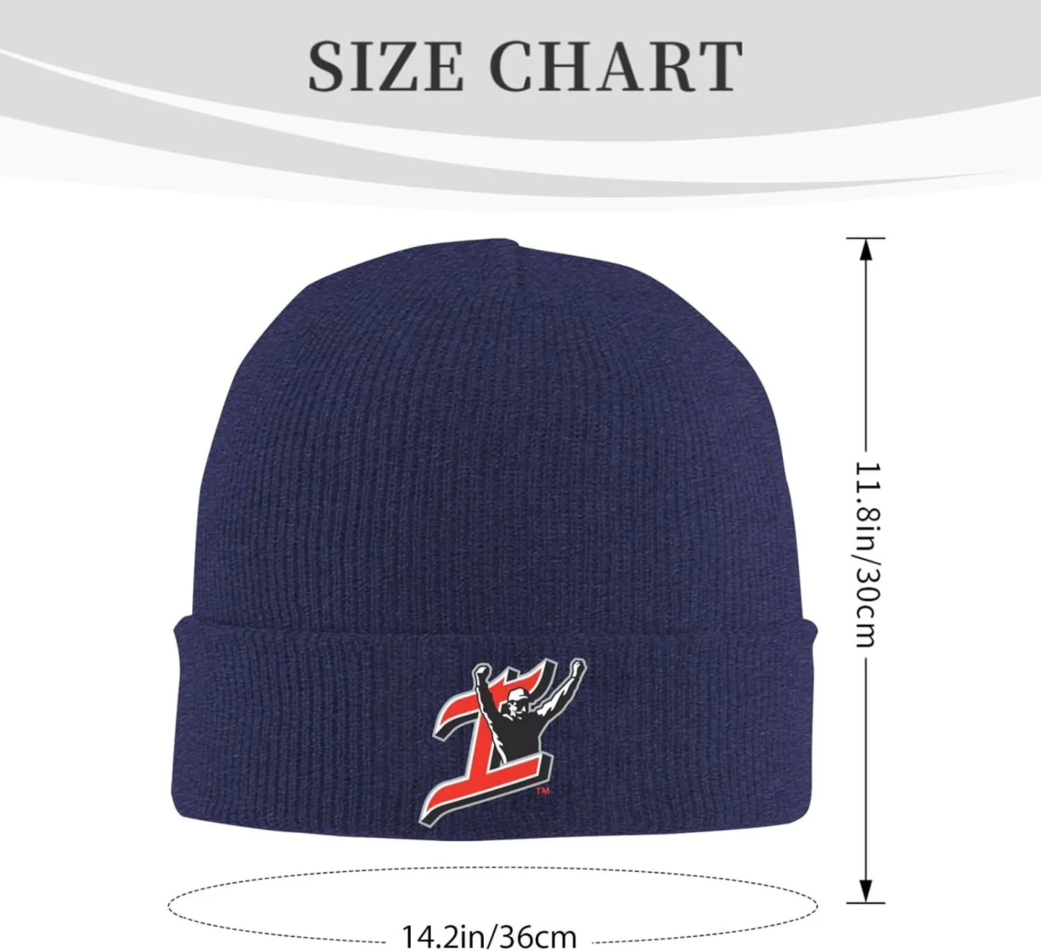 Kannapolis Intimidators Beanie Hat for Men and Women Winter Warm Hats Knit Slouchy Thick Skull Cap