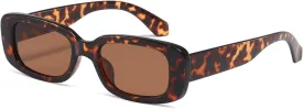 kimorn Rectangle Sunglasses for Women Men Trendy Retro Fashion Sun Glasses 90s Vintage UV 400 Protection Square Frame K1200