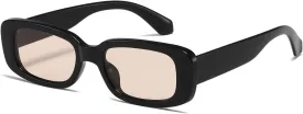kimorn Rectangle Sunglasses for Women Men Trendy Retro Fashion Sun Glasses 90s Vintage UV 400 Protection Square Frame K1200