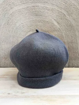 KOPKA Roll Up Woollen Beret - Flannel