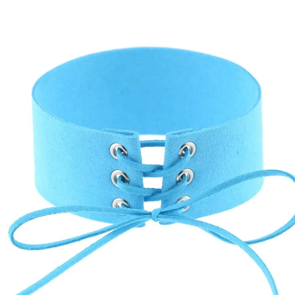 Lace Up Choker