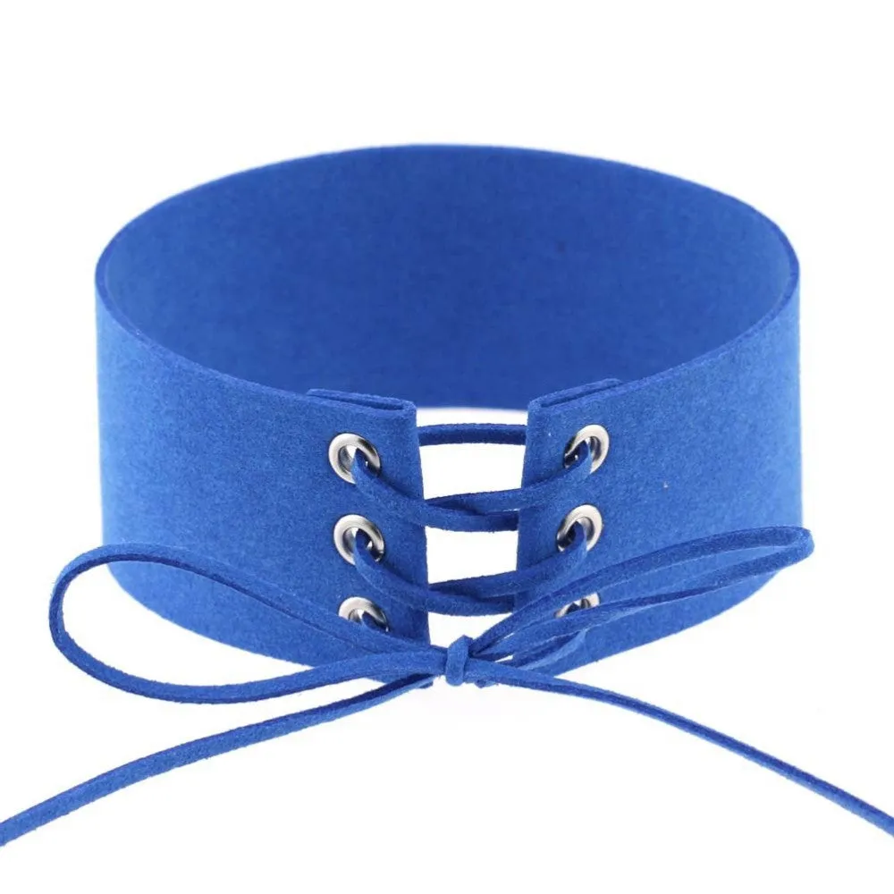 Lace Up Choker