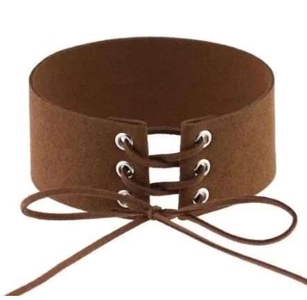 Lace Up Choker
