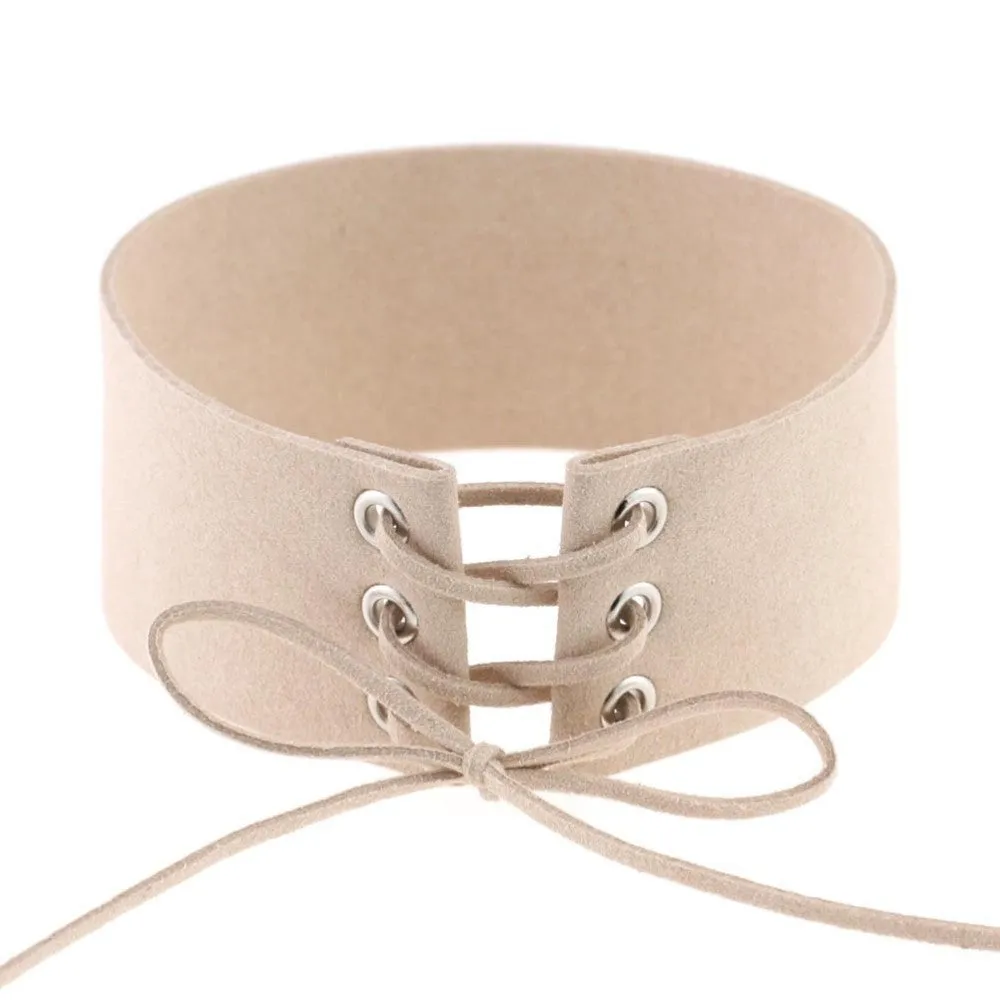Lace Up Choker