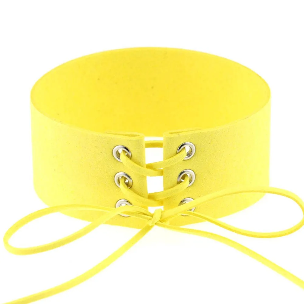 Lace Up Choker