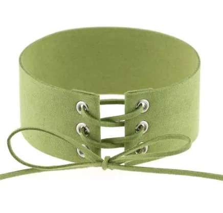 Lace Up Choker