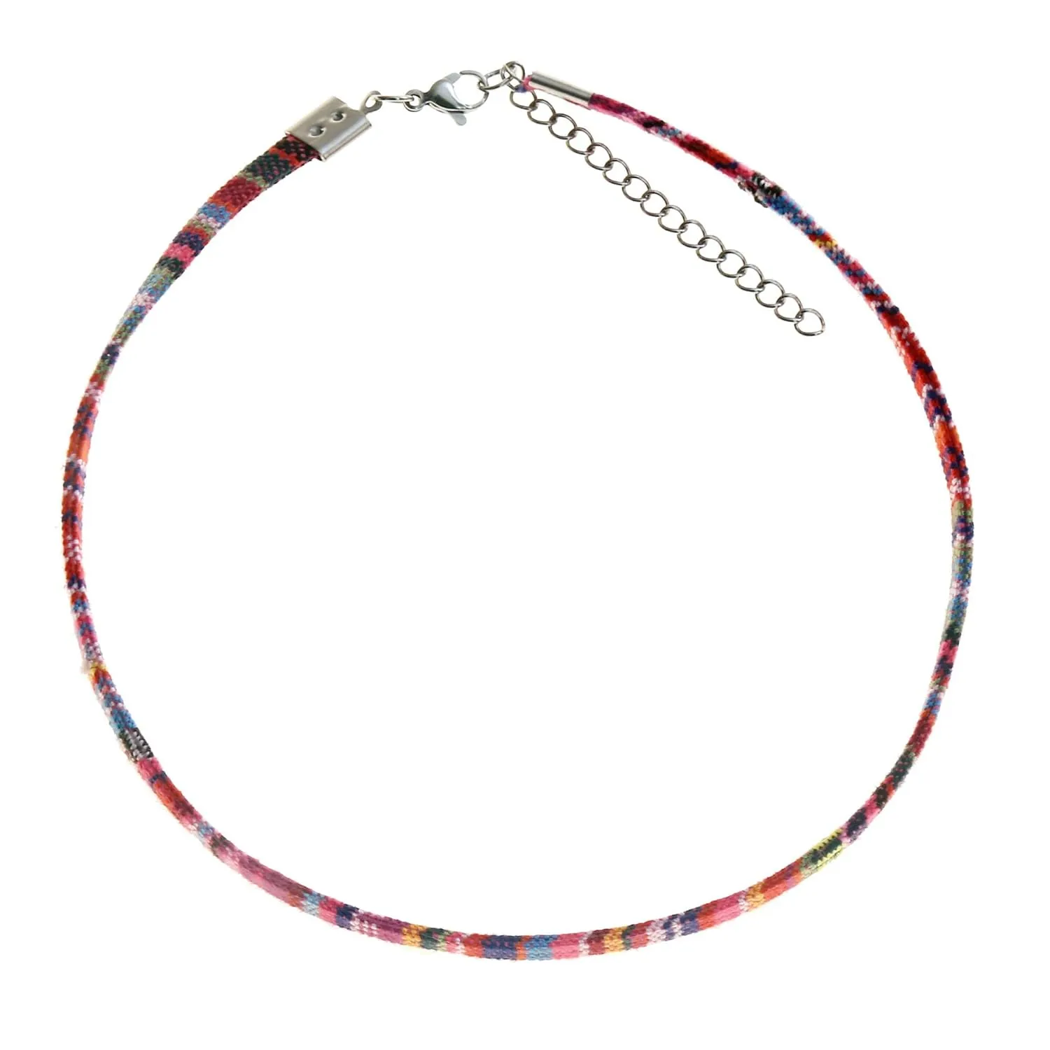 Made by Nami Boho Choker for Women and all Genders Waterproof & Adjustable Surfer Necklace Choker for Pride Parade & Hippie Festival (Multi)
