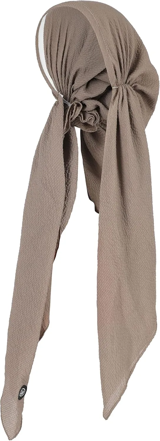 Madison Headwear Pretied Head Scarves for Women Featuring Lightweight Crimped Material and Attractive