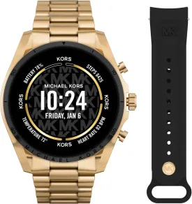 Michael Kors Men's or Women's Gen 6 44mm Touchscreen Smart Watch with Alexa Built-In, Fitness Tracker, Sleep Tracker, GPS, Music Control, Smartphone Notifications (Model: MKT5138V)