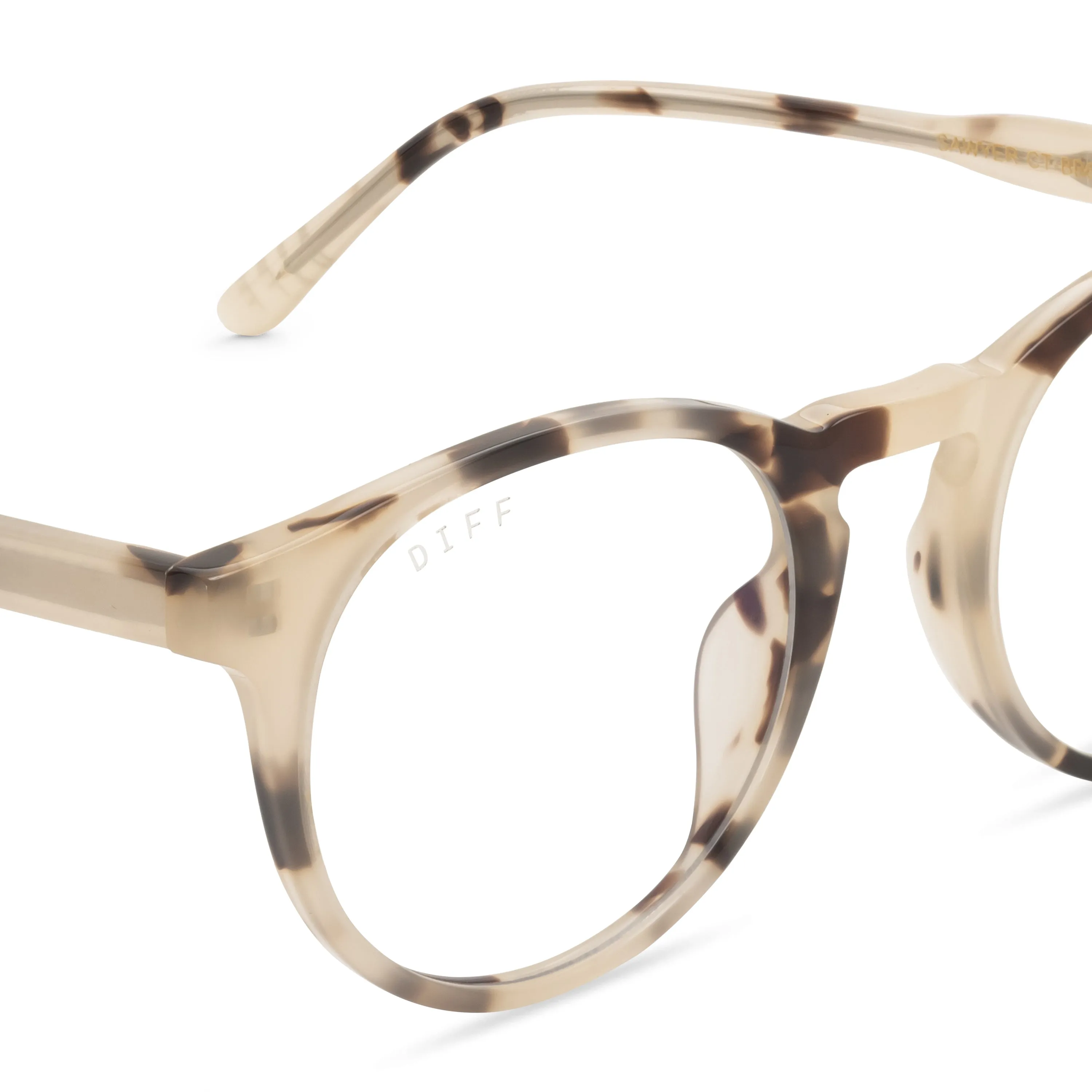 SAWYER - CREAM TORTOISE   BLUE LIGHT TECHNOLOGY GLASSES