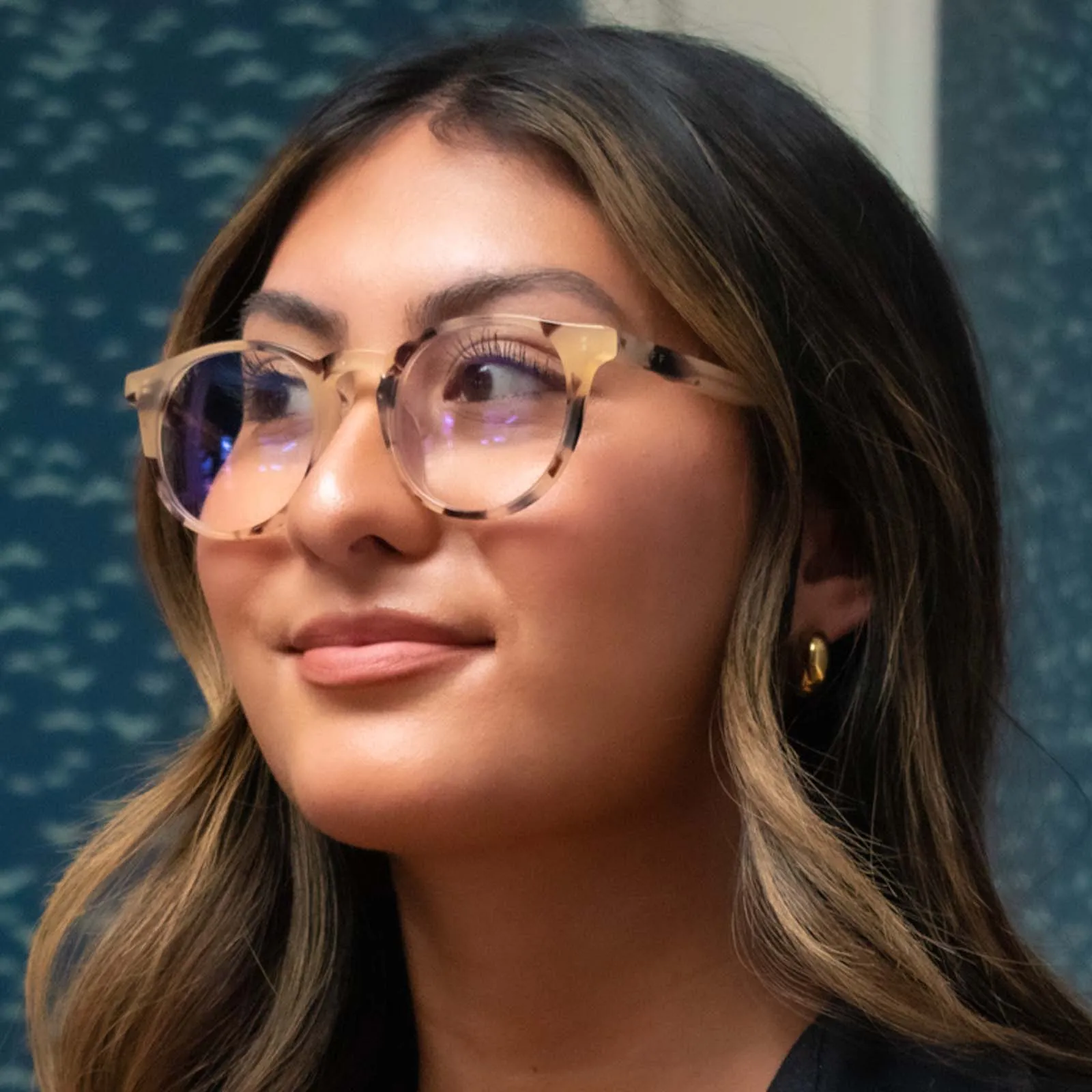 SAWYER - CREAM TORTOISE   BLUE LIGHT TECHNOLOGY GLASSES