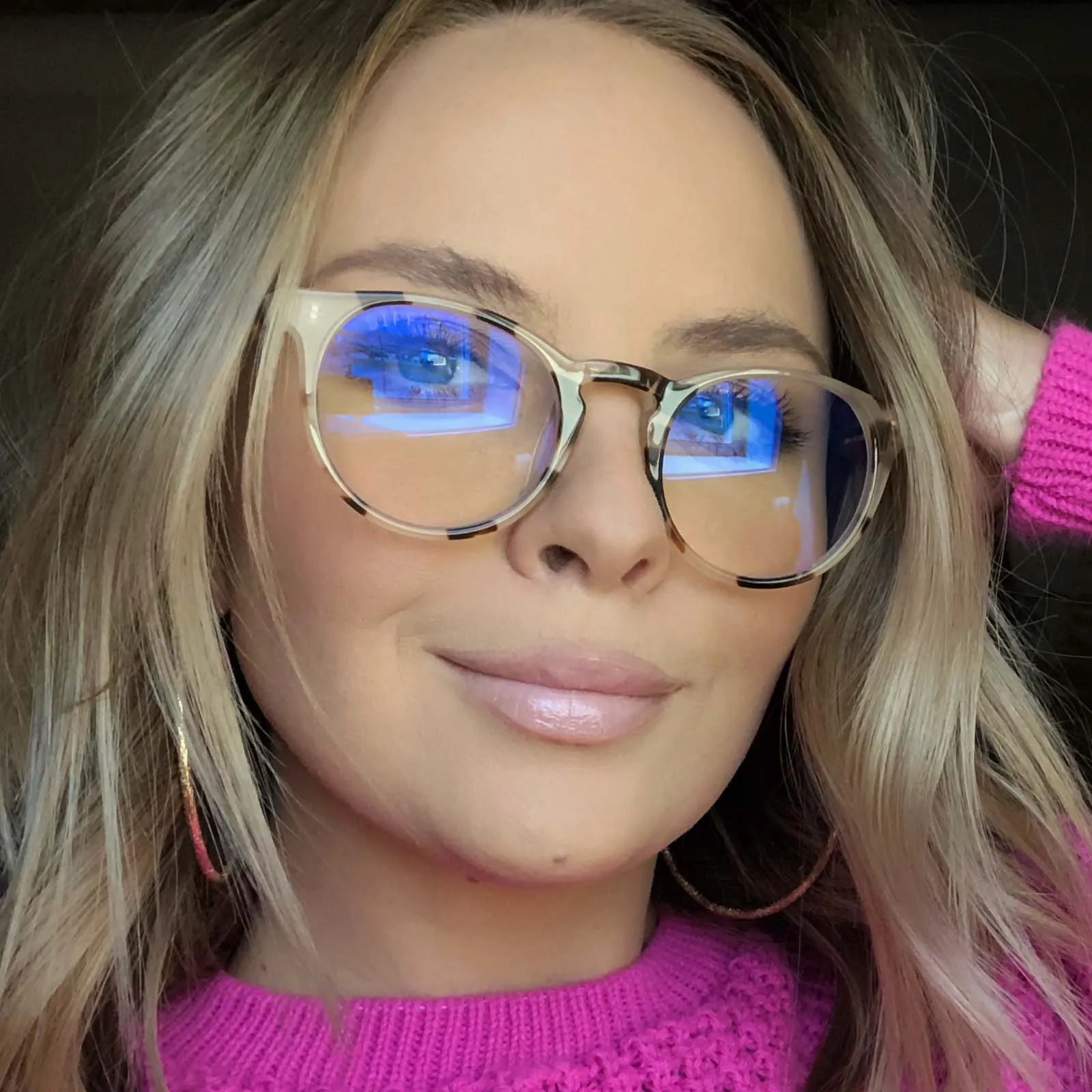 SAWYER - CREAM TORTOISE   BLUE LIGHT TECHNOLOGY GLASSES