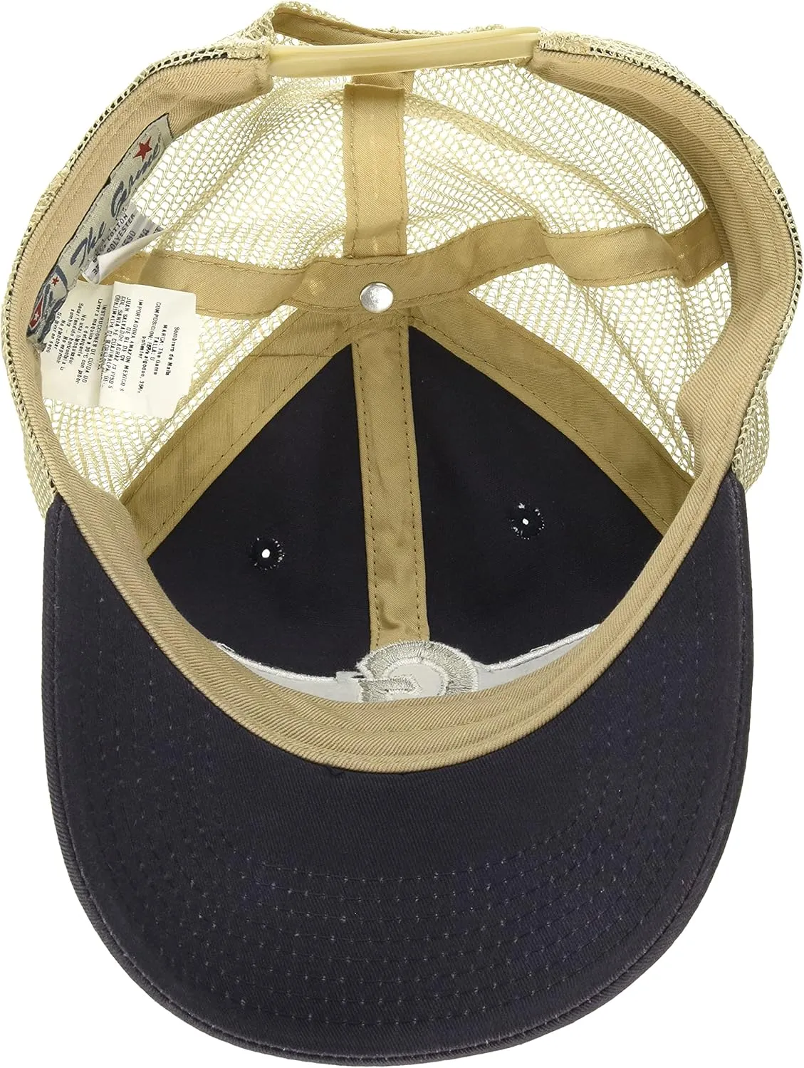 The Game Iowa Hawkeyes Adult Relaxed Khaki Meshback Snapback - Team Color