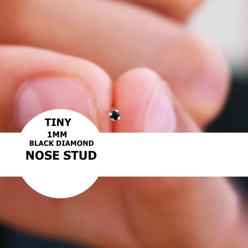 Tiny 1mm Nose Stud