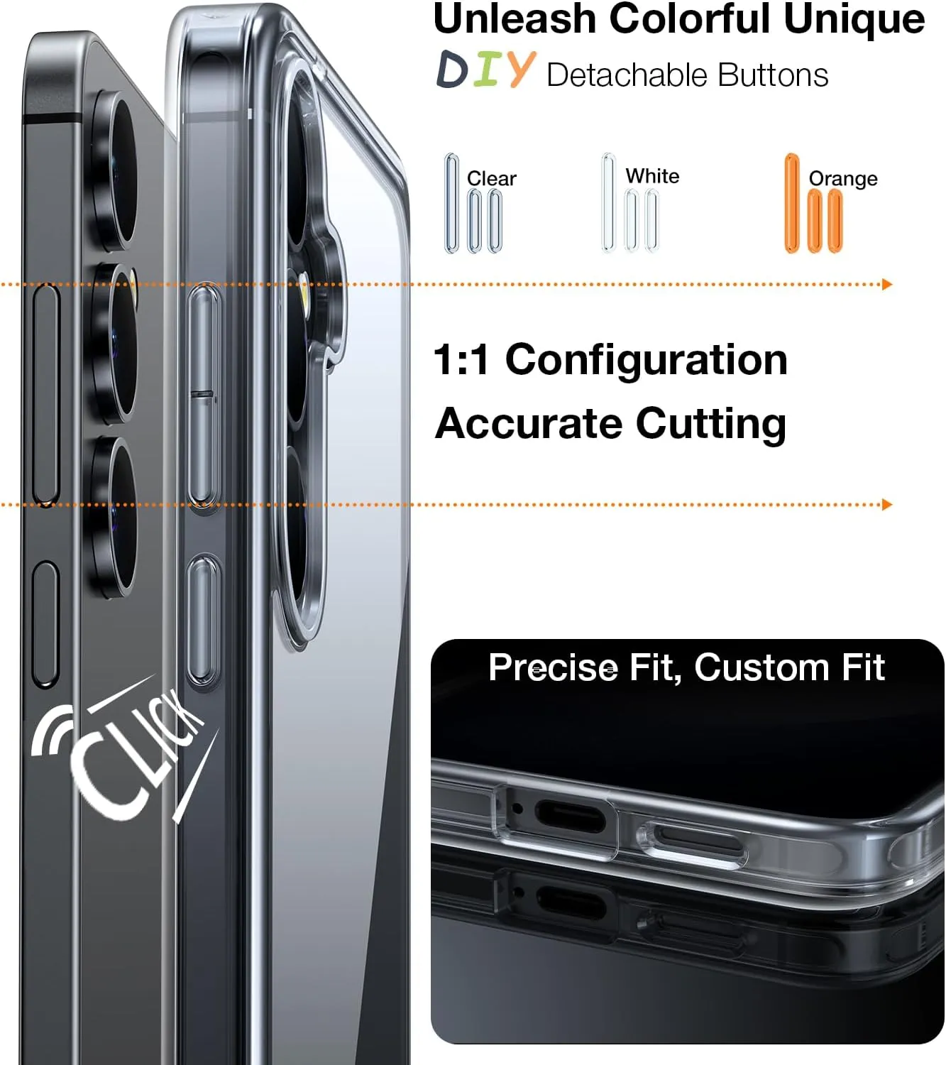 TORRAS Guardian Shockproof for Samsung Galaxy S25 Case, [12FT Military Grade Drop] Thin & Soft Touch for Samsung S25 Case, Translucent Matte Protective Slim Case for Samsung S25, Diamond Clear