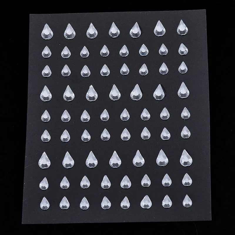 Wholesale Acrylic Stage Performance Face Stickers Drill Eye Crystal Stickers JDC-EY-YChi001