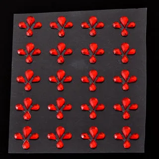 Wholesale Acrylic Stage Performance Face Stickers Drill Eye Crystal Stickers JDC-EY-YChi001