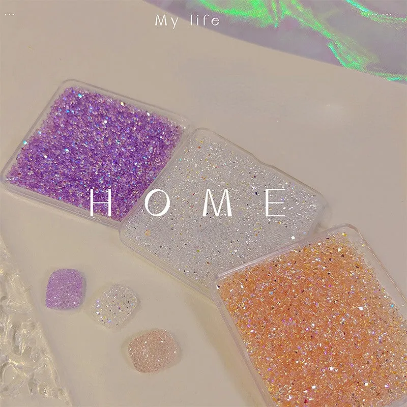 Wholesale Resin Small Diamond Crystal Multi-color Boxed