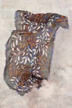 Winter Vine Wool Scarf