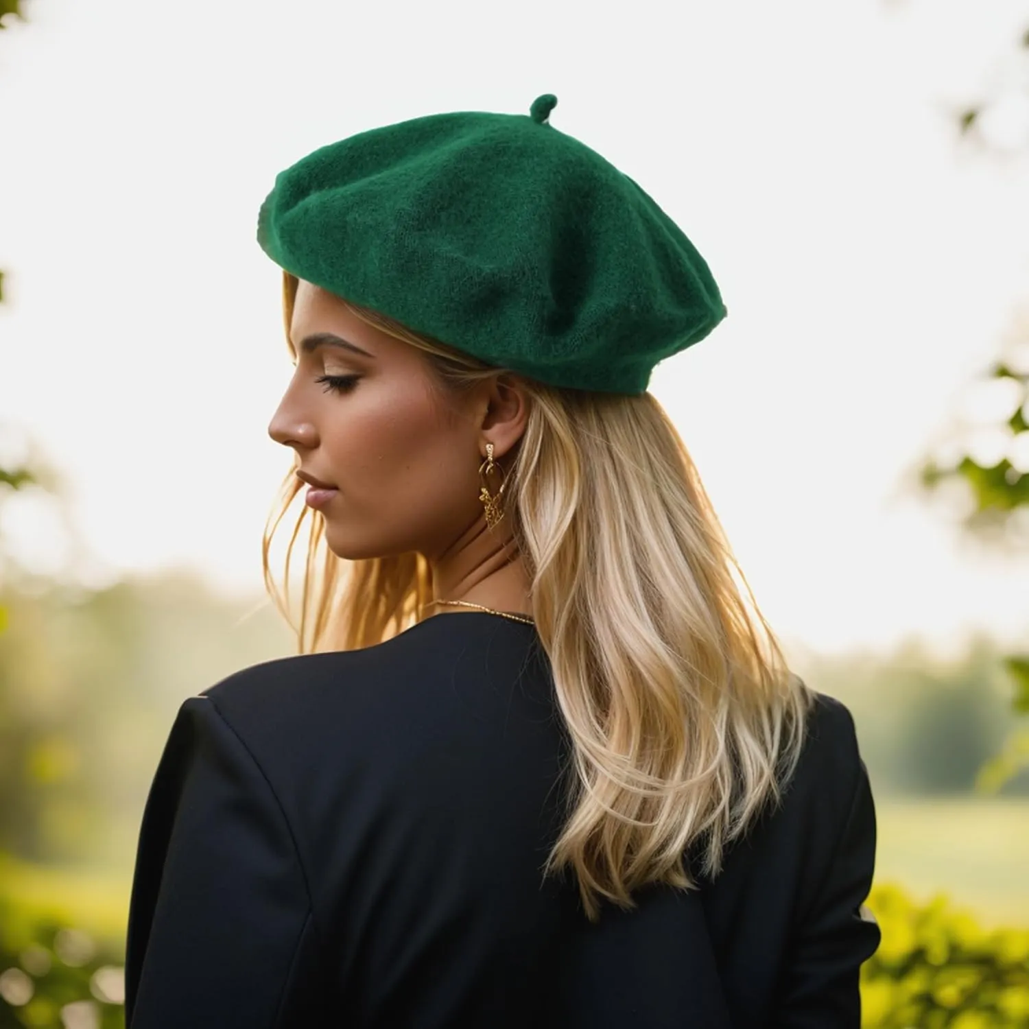Women's Beret Hats  Chic French Berets for Women, Premium Wool Beret  A Classic Wardrobe Addition for Stylish Women