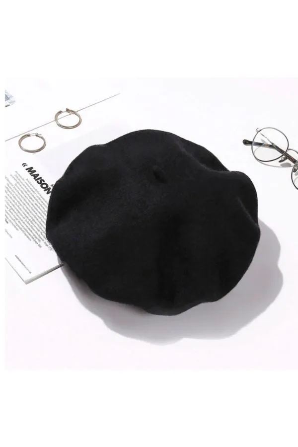 Wool Beret Hat