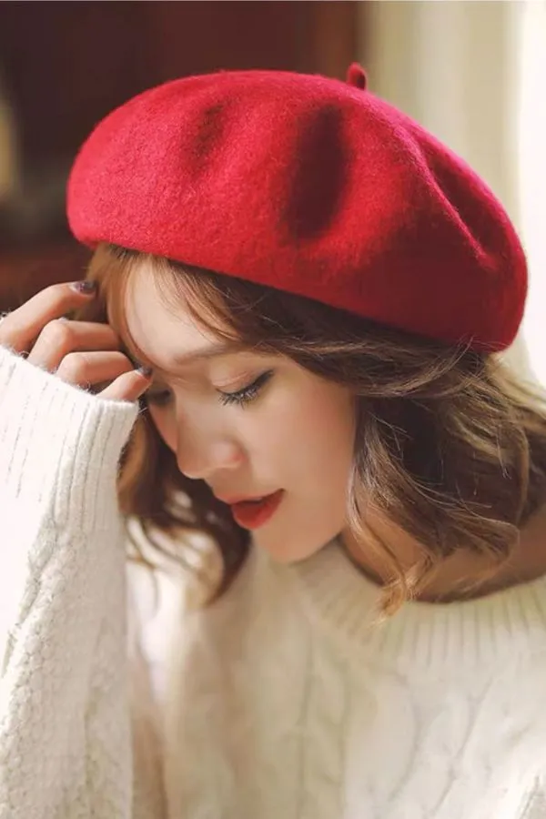Wool Beret Hat